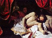 Charles Lebrun Suicide of Cato the Younger France oil painting artist